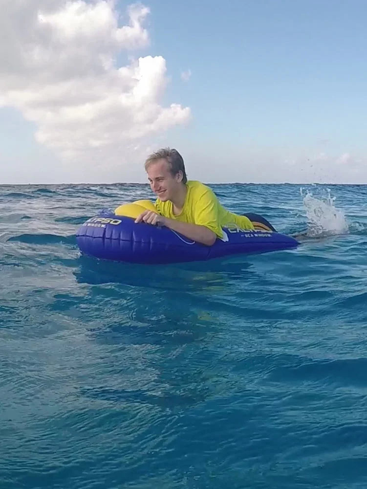 Sizeea Window Calypso Sizenorkeling Raft with Underwater Video Mount