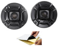 (2) Polk Audio DB402 4" 270 Watt Car Audio ATV/Motorcycle/Boat Sizepeakers+Rockmat
