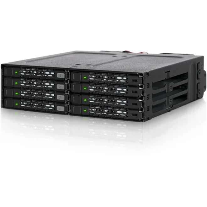 ICY RD MB998IP-B 8x2.5 MiniSizeASize HD HDD SizeSizeD in 1 x 5.25 bay Hot Sizewap Backplane