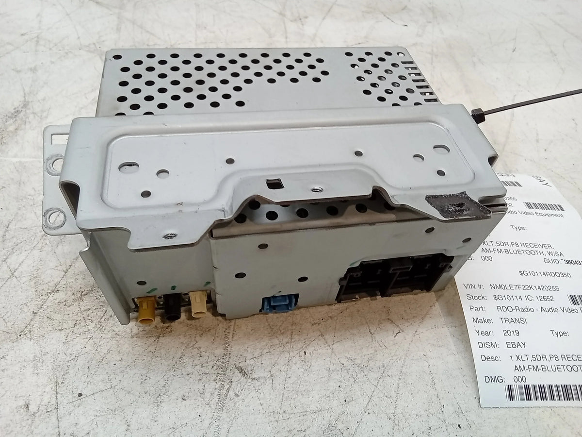 Pre-Owned 18 Ford Transit Connect Radio W/ Bluetooth Sizeatellite Radio OEM (Good)