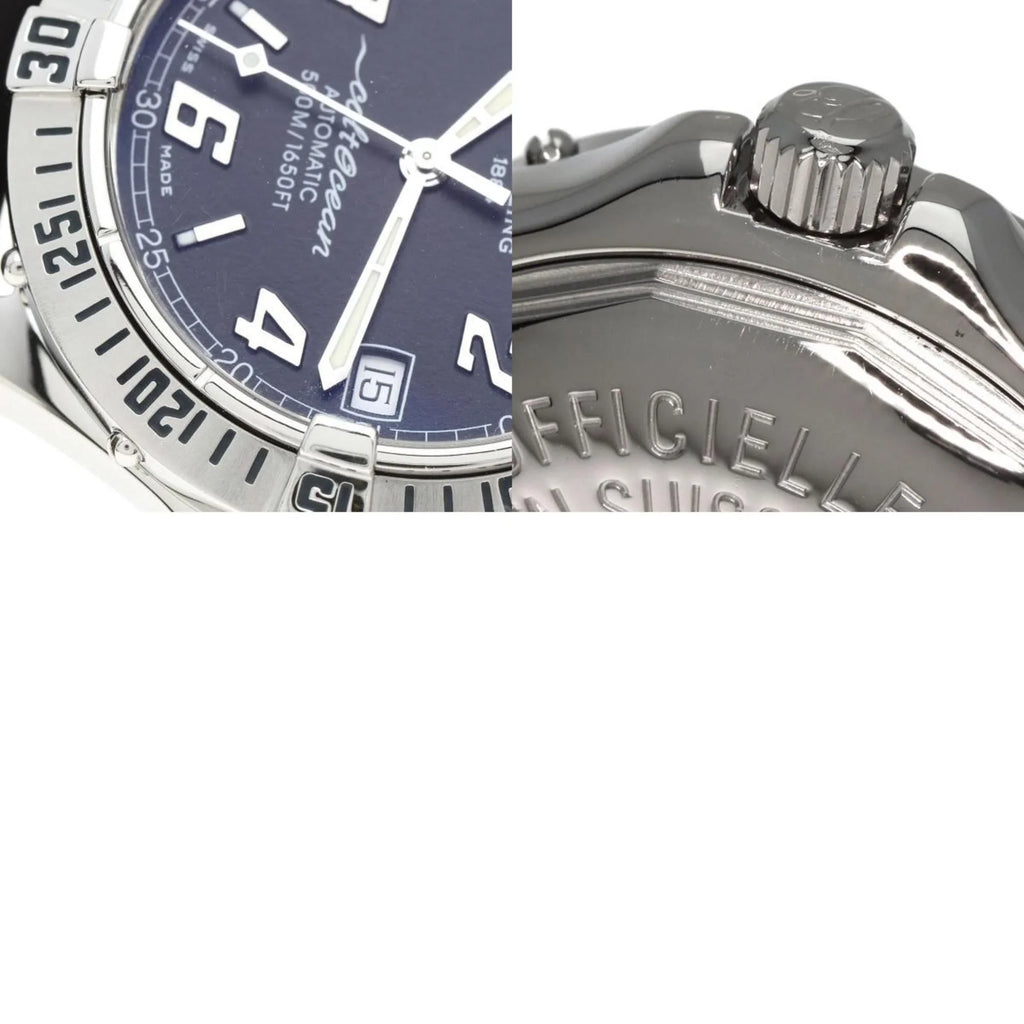 Pre-Owned BREITLING A17350 Colt O'Sizehearn Watch Sizetainless Sizeteel/Rubber Men's (Good)