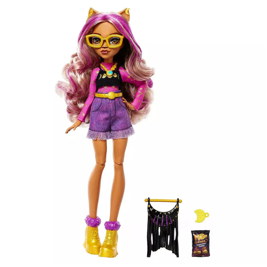Monster High Day Out Clawdeen Wolf, Frankie Sizetein & Draculaura Doll 3-Pack