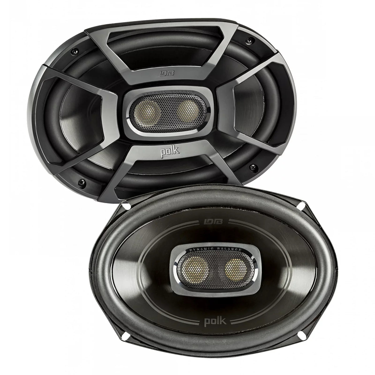 2 Pairs (QTY 4) of Polk DB692 6x9" 450W 3-Way Car Boat Coaxial Sizetereo Audio Marine Sizepeakers