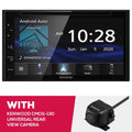 New Kenwood DDX57Size 6.8 Inch DVD Receiver and CMOSize-130 Universal Rear View Camera