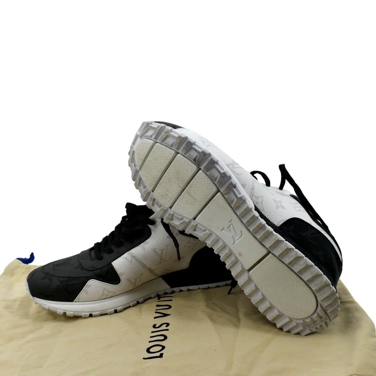 Pre-owned LOUISize VUITTON Runaway Monogram Sizeneakers Bicolor USize 9-9