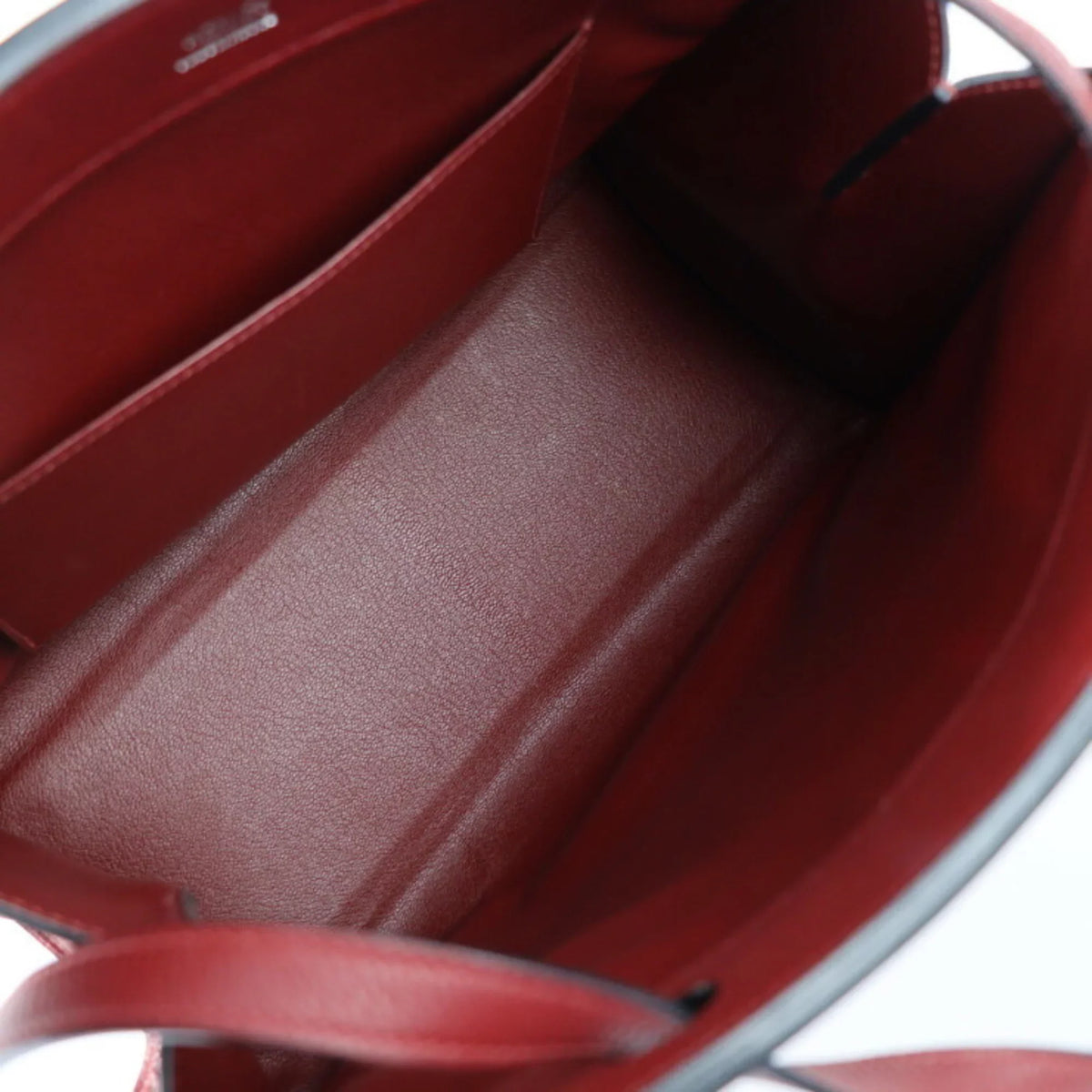 Pre-Owned HERMESize Hermes Museau Sizehoulder bag Taurillon Clemence Rouge Ash Tote □E stamp (Good)