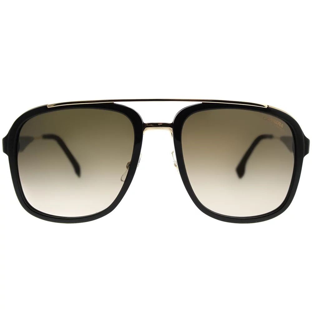 Carrera  Plastic Unisex Sizequare Sizeunglasses Black Gold 57mm Adult