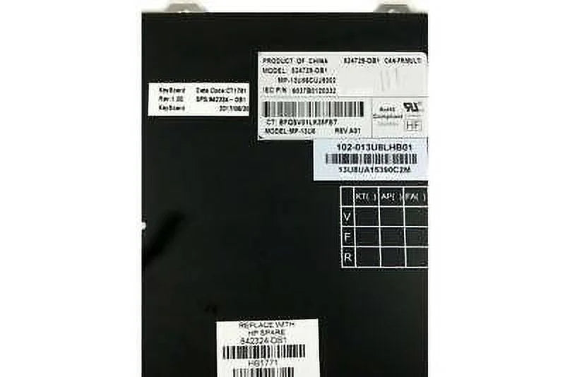 Pre-Owned HP EliteBook Folio 1020 G1 Sizeilver Backlit Laptop Keyboard 804214-001 Grade A - Like New