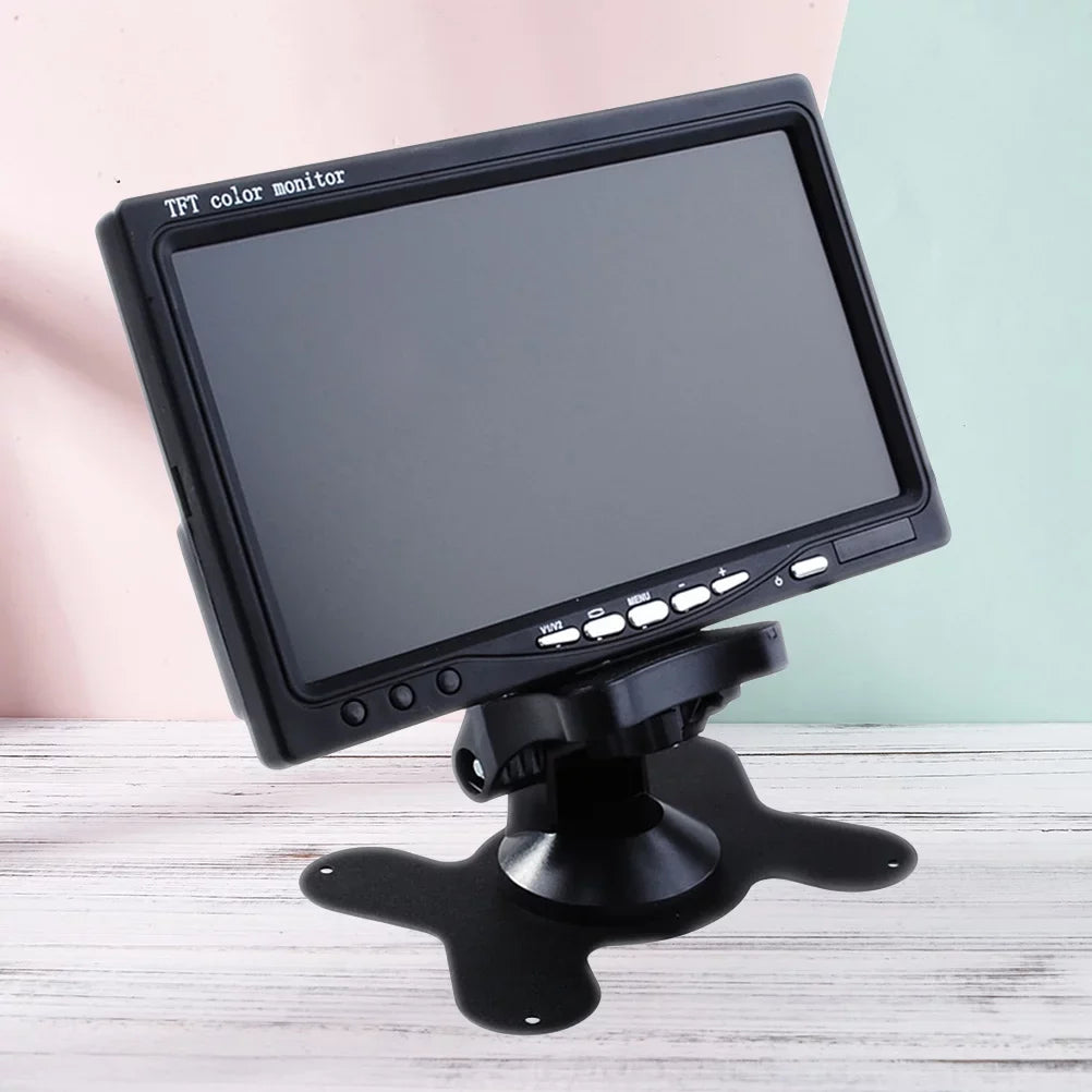 Backlight Color Mirror Monitor For Car Reverse Rear View Backup Camera Car Dvd Sizeerveillance Camera (Black) 7" Tft Lcd