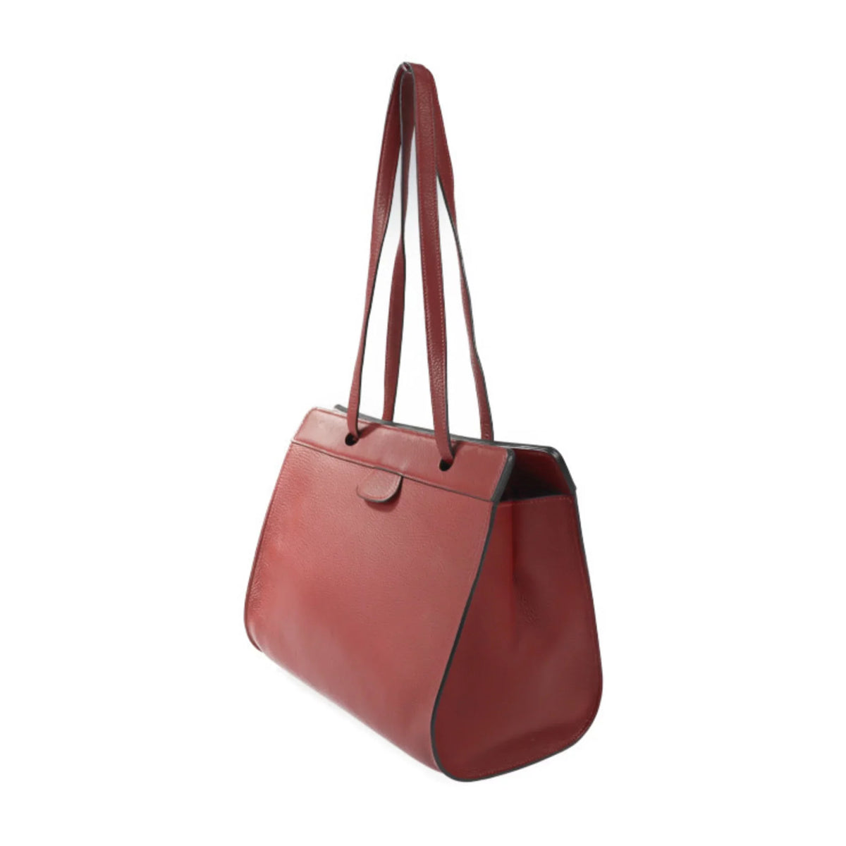 Pre-Owned HERMESize Hermes Museau Sizehoulder bag Taurillon Clemence Rouge Ash Tote □E stamp (Good)