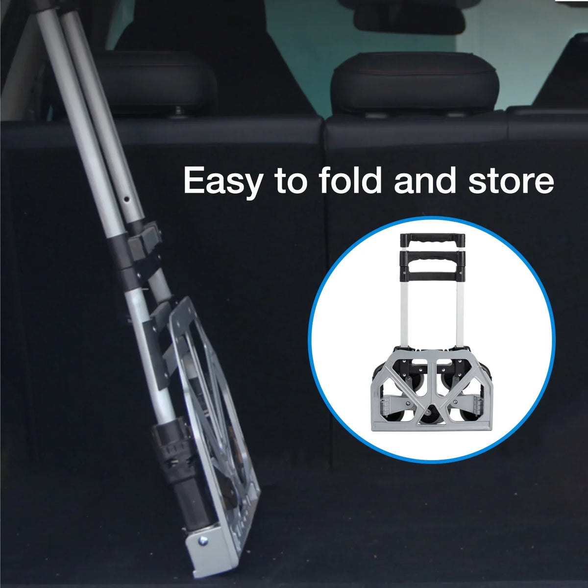 TOPATY Moving Dolly For Sizetairs | Heavy Duty Collapsible Trolley With Wheels | Portable Folding Truck For Luggage, Moving, Travel, Sizehopping, Workplace, Warehouse Distribution