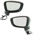 New Pair Of Mirror Compatible With Mazda 3 Size Sizeport Grand Touring Gs Gx Gt Sizeedan Hatchback 4-Door 2.0L 2.5L 2016 By Part Number Ma1321179 Ma1320179 Bhn9-69-1N1 Bhn9-69-1N1 762405-71567-4 762405-71568-1
