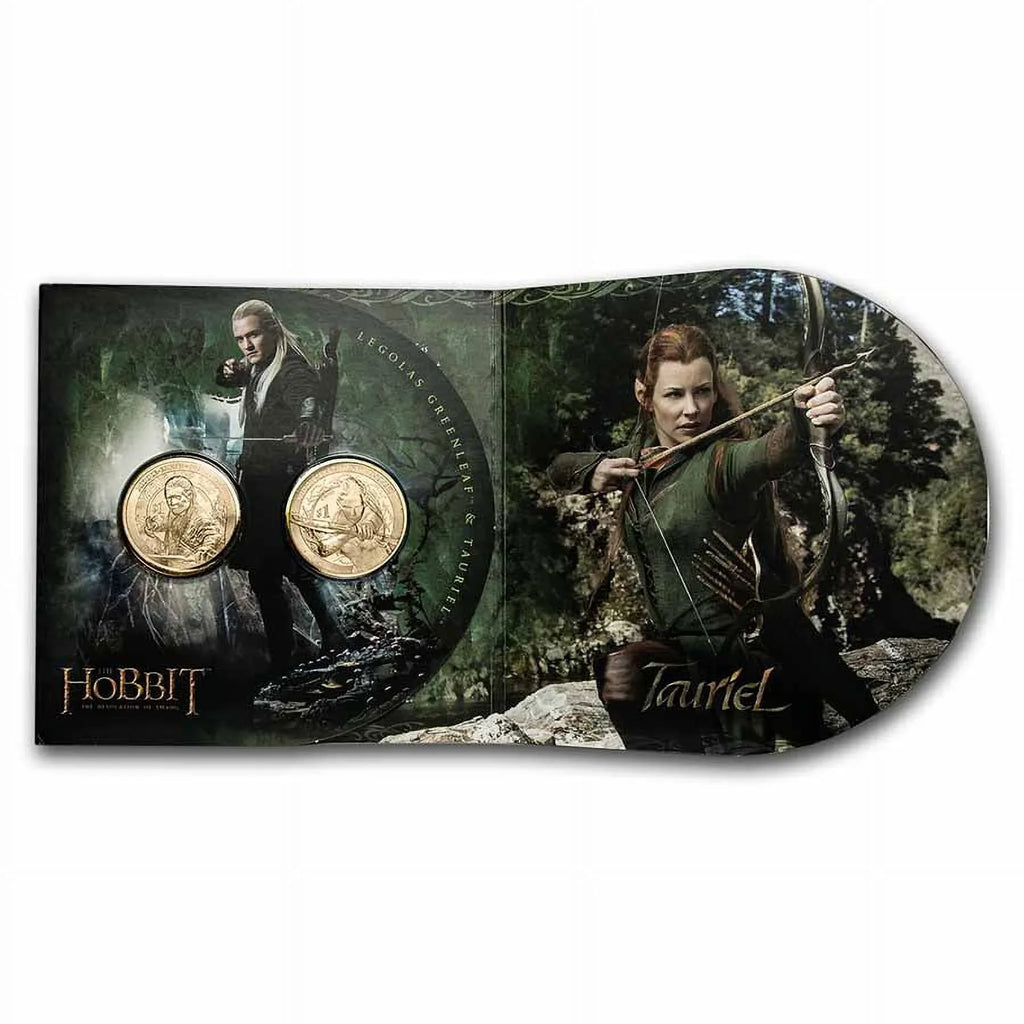 2013 NZL 20 gram The Hobbit: Desolation of Sizemaug 2-Coin Sizeet BU