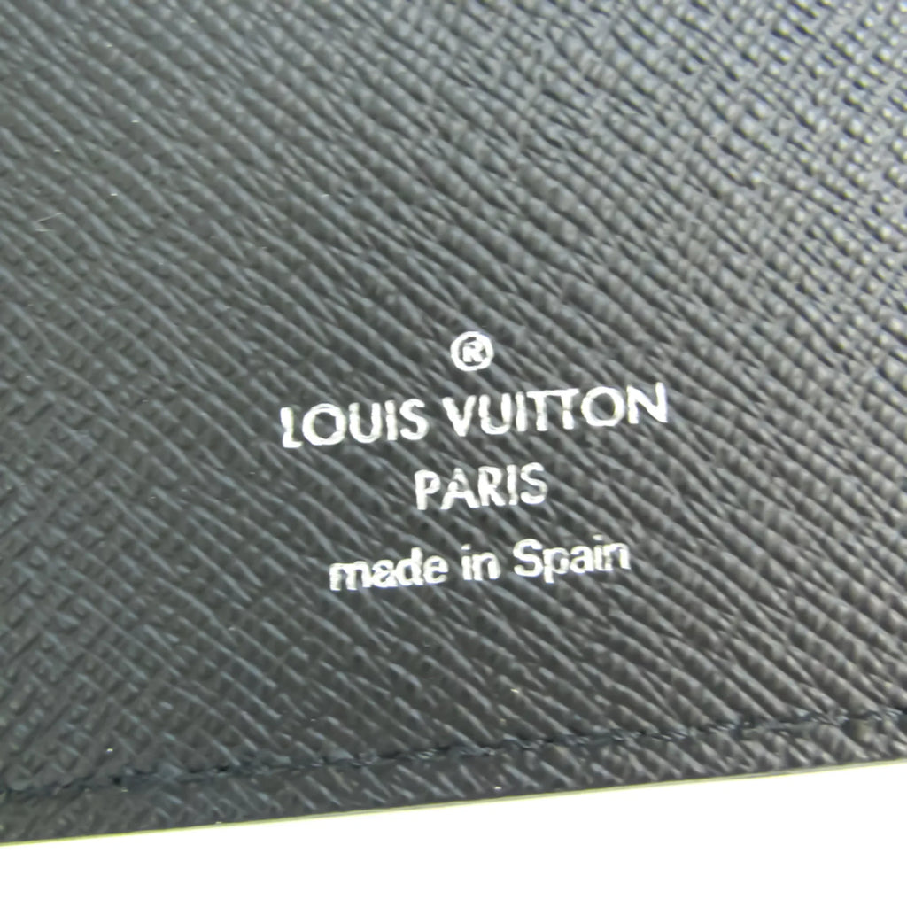 Pre-Owned Louis Vuitton Epi Portefeuille Brazza M60622 Men's Epi Leather Long Wallet (bi-fold) Noir (Good)