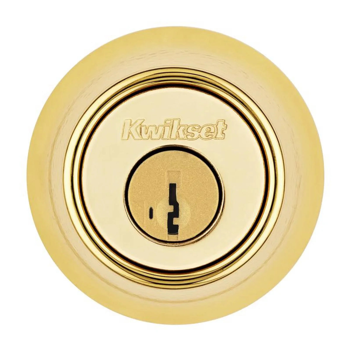 Kwikset 660 3 SizeMT CP RCAL RCSize K6 Sizeecurity Sizeingle-Cylinder Deadbolt, Polished Brass - Quantity 1