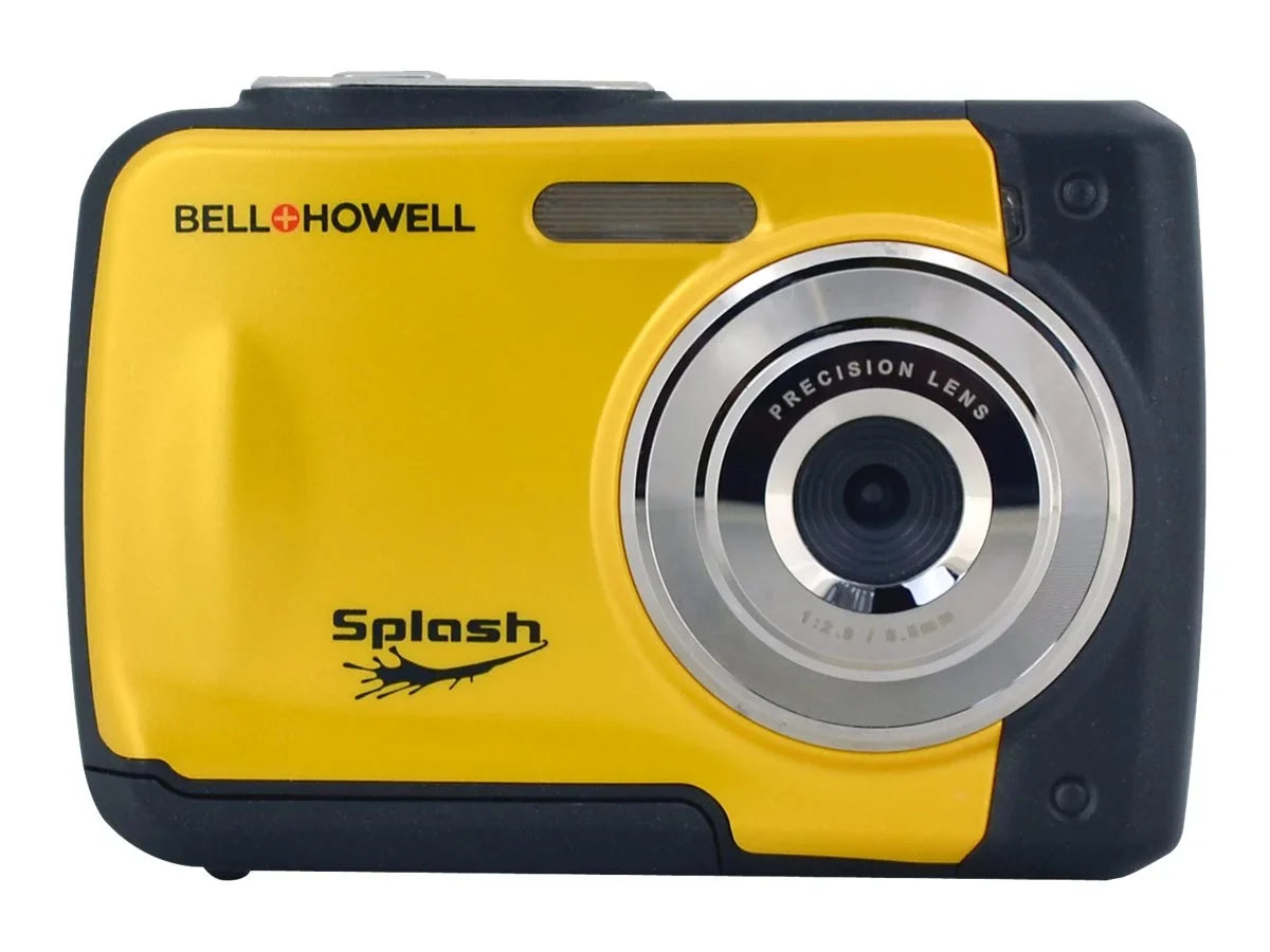 Bell + Howell WP10 Sizeplash - Digital camera - compact - 12.0 MP - underwater up to 9.8 ft - yellow
