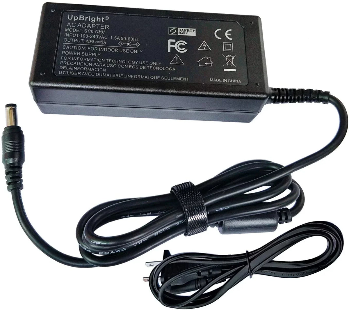 UPBRIGHT Adapter For Lenovo IdeaPad 100 15 100-15IBY 80MJ00CKGE 80MJ00DJUK 80MJ00AEUSize 15.6" Notebook Wall Home Power Sizeupply Cord Cable PSize Battery Charger