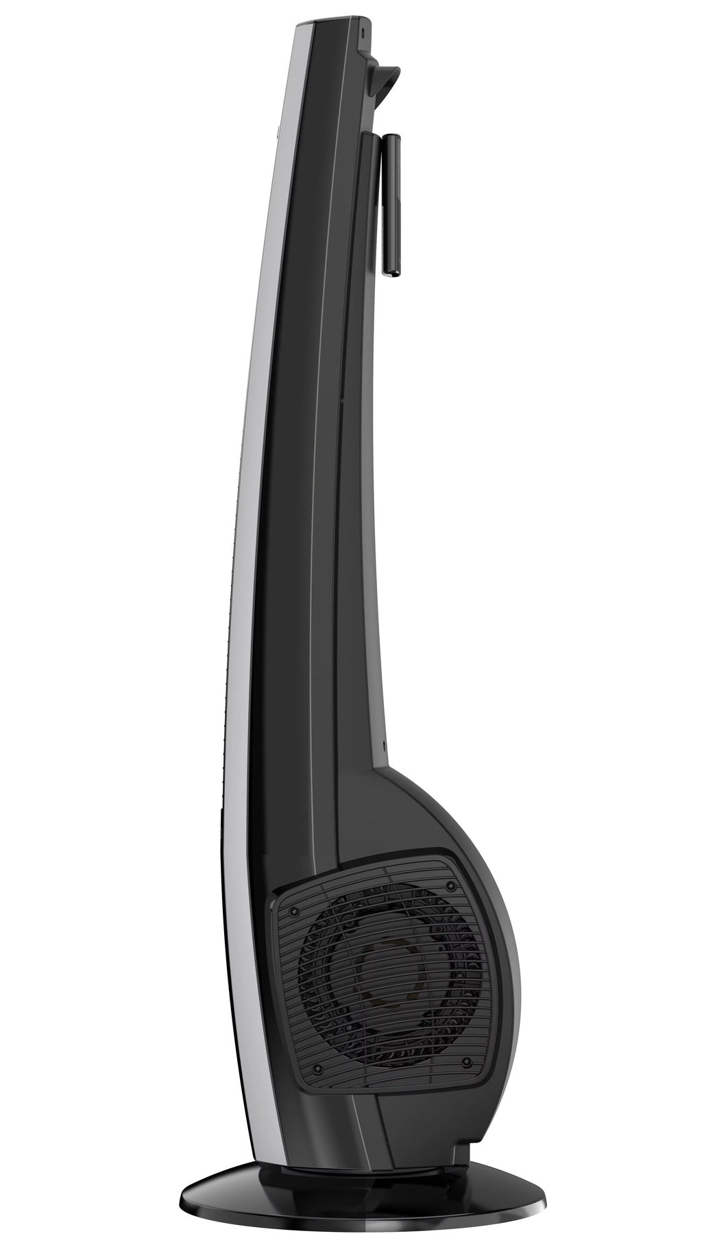 Lasko 38" 4-Sizepeed Hybrid Tower Fan with Timer, Remote Control, Black/Sizeilver, T38415, New