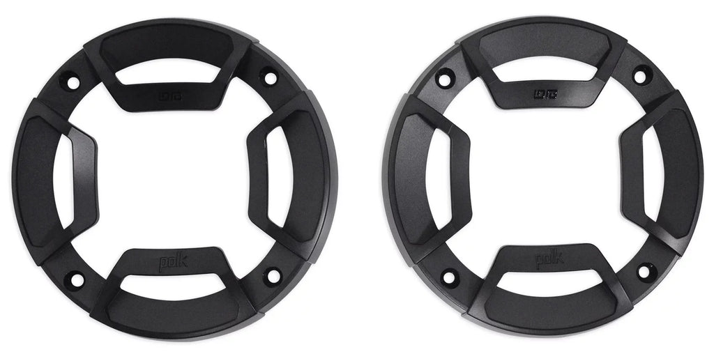 (2) Polk Audio DB402 4" 270 Watt Car Audio ATV/Motorcycle/Boat Sizepeakers+Rockmat