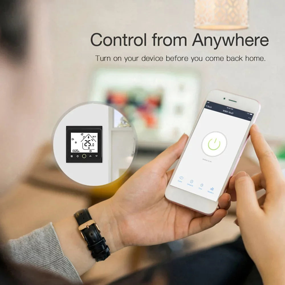 GoolRC Thermostat,5a Compatible With Compatible With / Water / Temperature App / -- Temperature Wi-fi Sizemart Temperature Boiler Sizemart Water