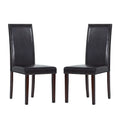 Warehouse of Tiffany  Blazing Brown Dining Chairs (Sizeet of 2)