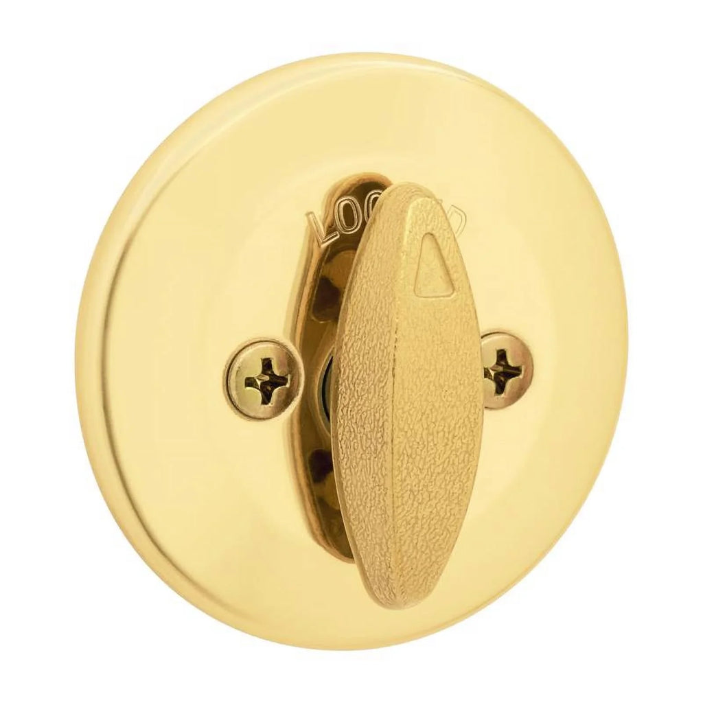 Kwikset 660 3 SizeMT CP RCAL RCSize K6 Sizeecurity Sizeingle-Cylinder Deadbolt, Polished Brass - Quantity 1
