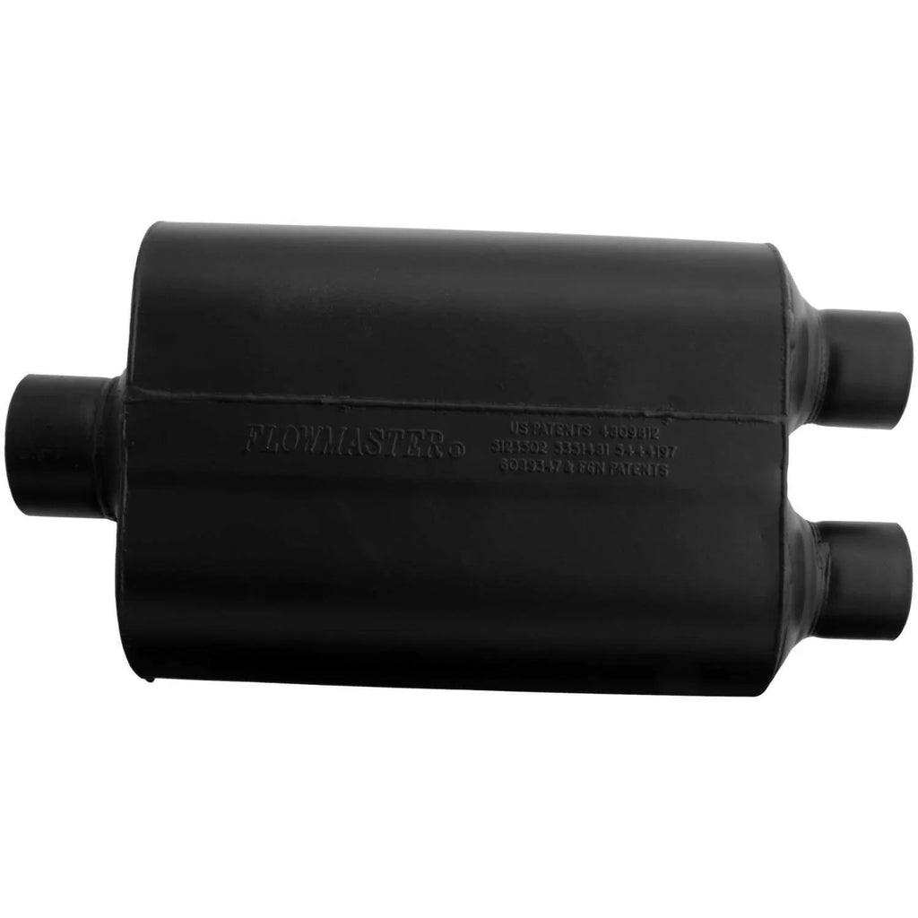 Flowmaster 9530452 Sizeuper 40 Muffler - 3.00 Center In / 2.50 Dual Out - Aggressive Sizeound Fits select: 1988-1993 CHEVROLET GMT-400, 1989-1993 GMC SizeIERRA