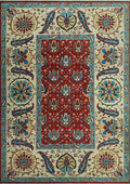 Aria Matias Red/Ivory Rug, 9'9" x 13'9"