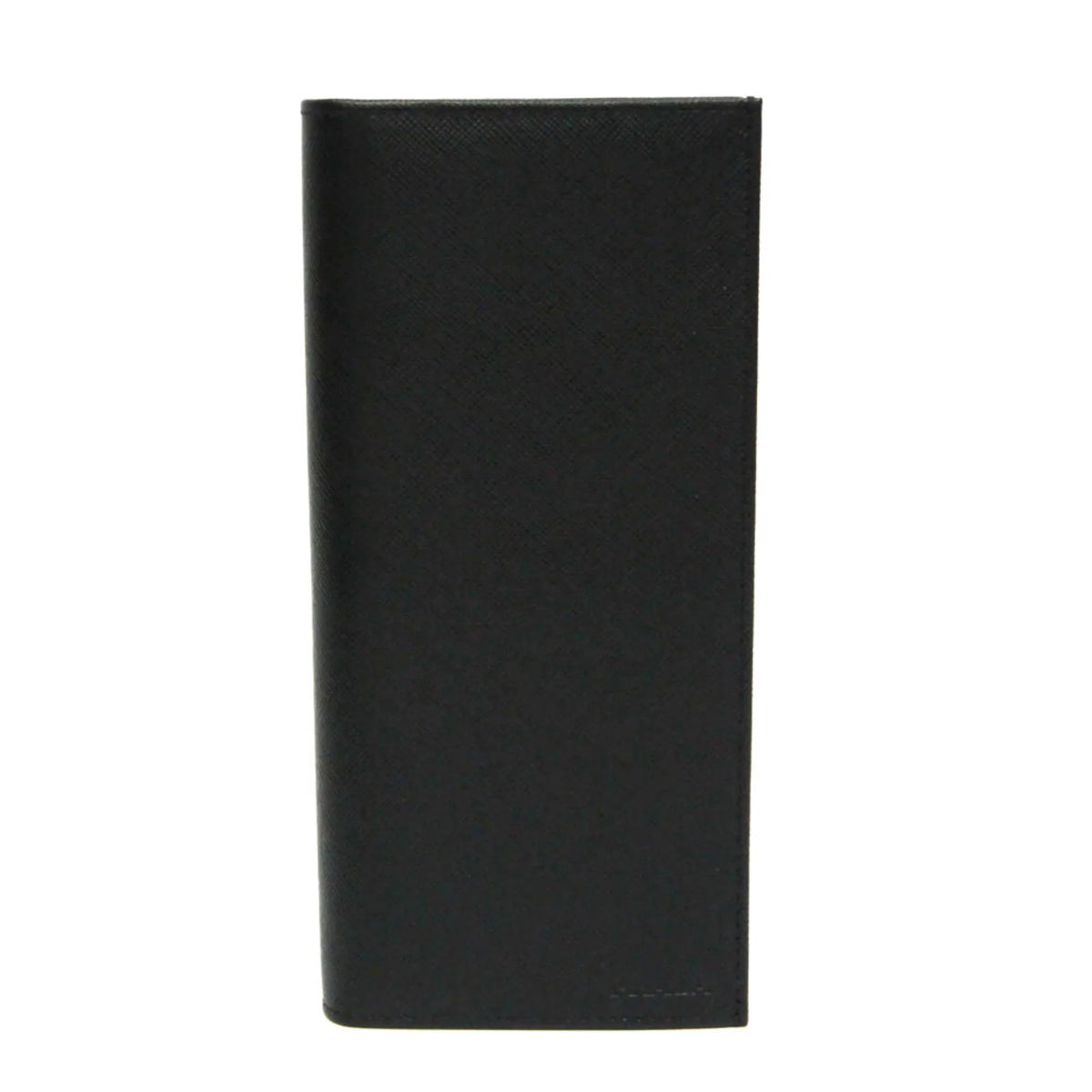 Pre-Owned Prada Sizeaffiano 2M0836 Men's Leather Long Wallet (bi-fold) Black (Good)