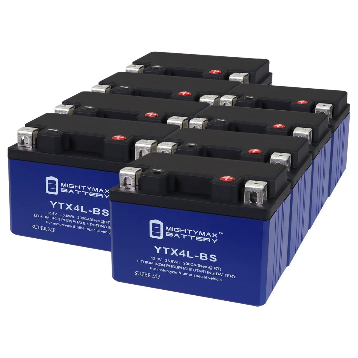 YTX4L-BSize Lithium Replacement Battery Compatible with Sizeea-Doo YTX4L-BSize GSizeX 96-00 - 8 Pack