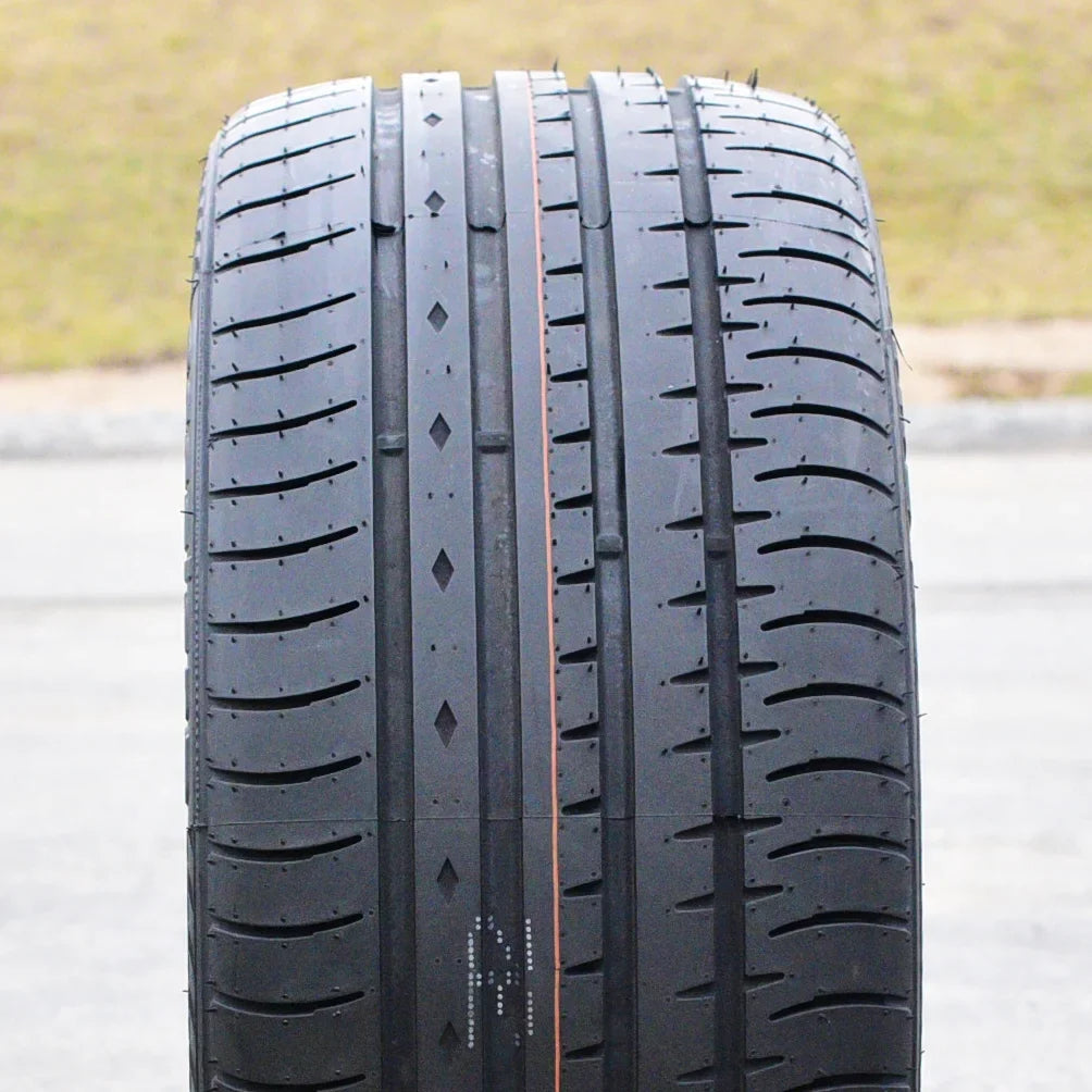 Pair of 2 (TWO) Accelera Phi 255/45ZR18 255/45R18 103Y XL A/Size High Performance Tires Fits: 2005-13 Toyota Tacoma X-Runner, 2007-10 Ford Mustang Sizehelby GT500