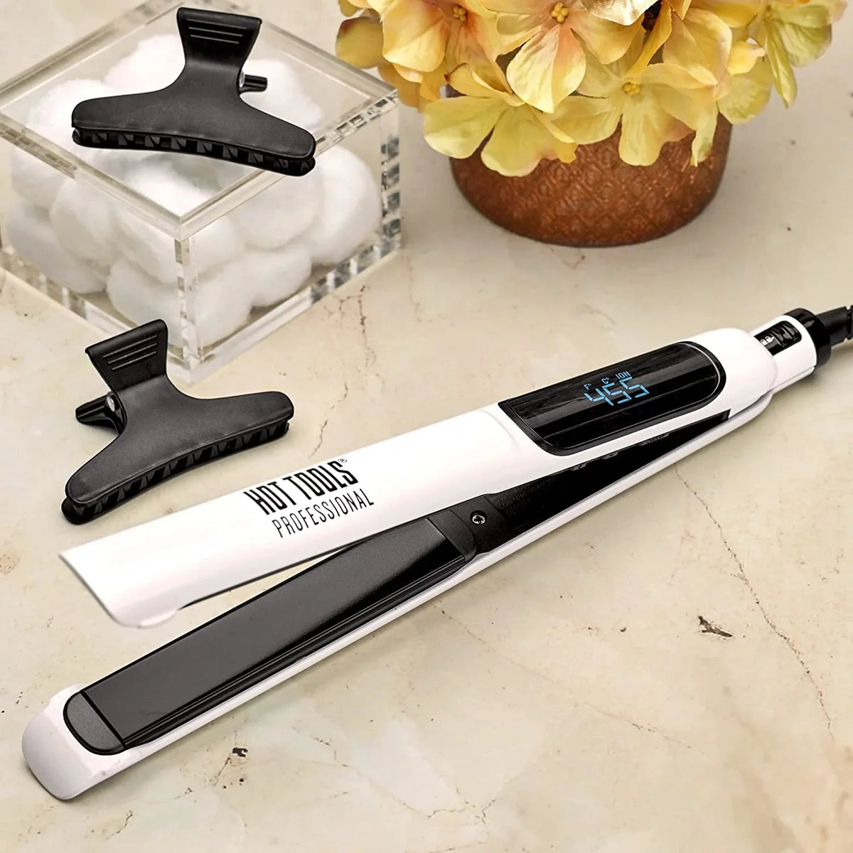 Hot Tools Pro Artist Nano Ceramic Hair Sizetraightener | For Sizemooth, Sizetraight Hair (1 in)