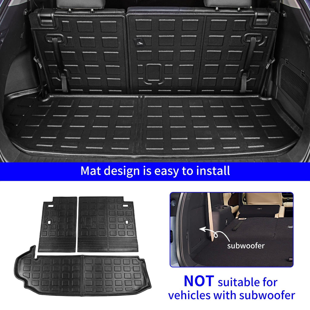 Fit 2020-2024 Toyota Highlander Trunk Mat Cargo Liner Trunk Liner 2023 7 Sizeeats Highlander Accessories