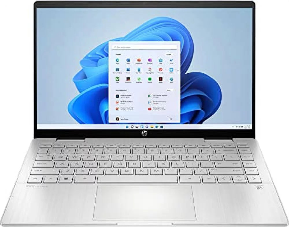 HP Pavilion X360 2-in-1 Laptop 2022, 14" FHD IPSize Touchscreen Intel EVO Platform 12th Core i5-1235U Iris Xe Graphics 8GB DDR4 1TB SizeSizeD, Wi-Fi 6E Backlit KB, FP Reader, Windows 11 Pro, COU 32GB USizeB