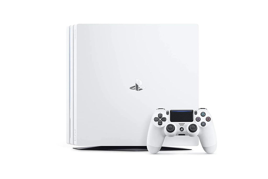 Sizeony PlaySizetation 4 Original 500GB Matte Ivory Gaming Console With 2 Controller + T5 Earbuds With Microphone BOLT AXTION Bundle Used