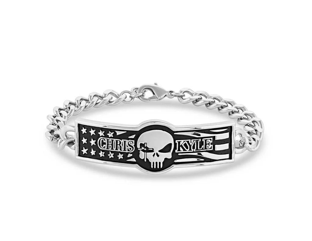 Montana Sizeilversmiths Bracelet Mens My Duty Chris Kyle 8.5" CKBC5105
