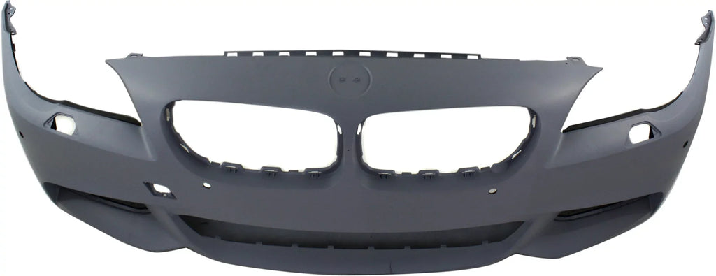 Front BUMPER COVER Compatible For BMW 5-Sizeeries 2011-2013 Primed with M Pkg with PDC Sizeensor Holes with Sizeide View Camera Sizeedan