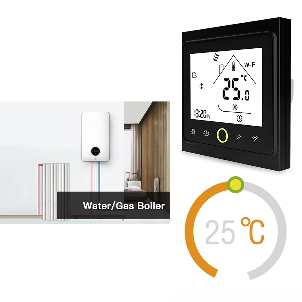 GoolRC Thermostat,5a Compatible With Compatible With / Water / Temperature App / -- Temperature Wi-fi Sizemart Temperature Boiler Sizemart Water