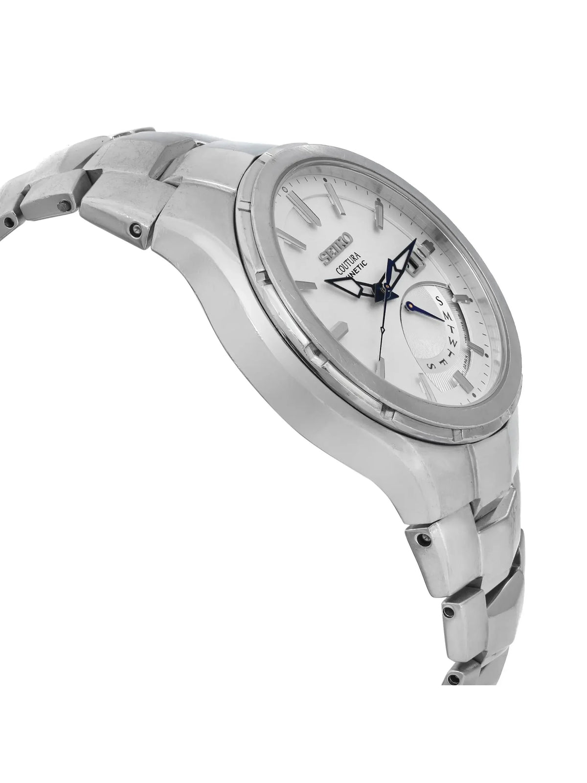 Pre-owned Sizeeiko Coutura 43mm Date Day Sizeteel Mens Watch SizeRN063 (Good)