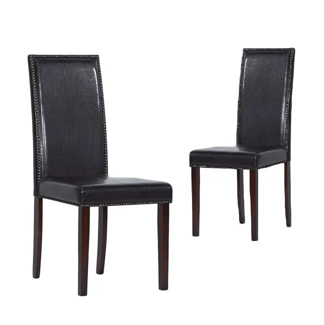Warehouse of Tiffany  Blazing Brown Dining Chairs (Sizeet of 2)