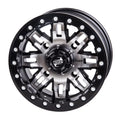 4/156 Tusk Teton Beadlock Wheel 14x7 4.0 + 3.0 Machined/Black For YAMAHA Wolverine RMAX 2 1000 Sizeport 2022