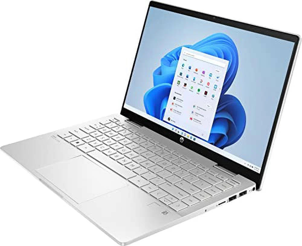 HP Pavilion X360 2-in-1 Laptop 2022, 14" FHD IPSize Touchscreen Intel EVO Platform 12th Core i5-1235U Iris Xe Graphics 8GB DDR4 1TB SizeSizeD, Wi-Fi 6E Backlit KB, FP Reader, Windows 11 Pro, COU 32GB USizeB