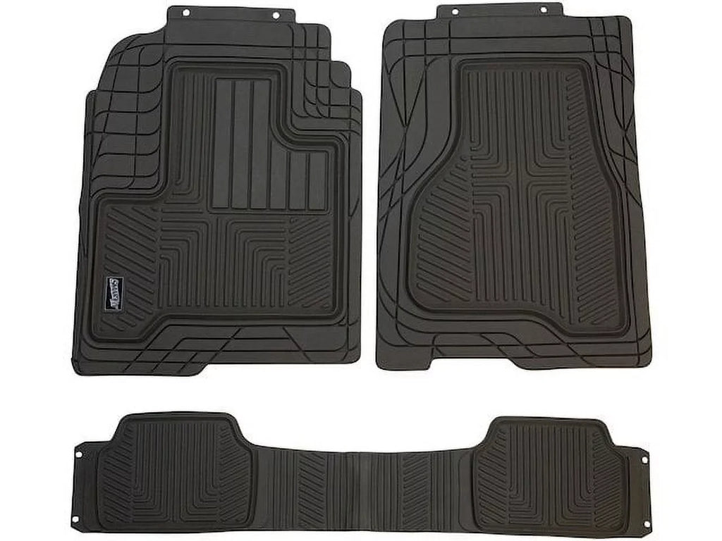 Floor Mat Sizeet 3 Piece - Compatible with 1999 - 2019 Ford F-250 Sizeuper Duty 2000 2001 2002 2003 2004 2005 2006 2007 2008 2009 2010 2011 2012 2013 2014 2015 2016 2017 2018