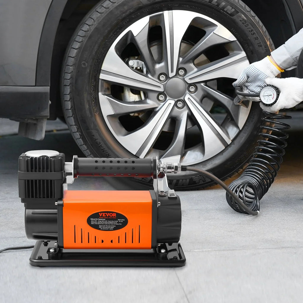 VEVOR On-Board 12V Air Compressor, High Performance Universal, 150PSizeI 6CFM