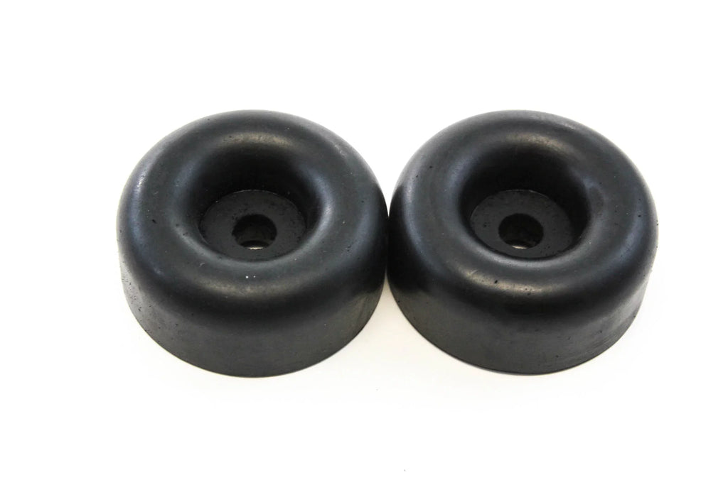 Red Hound Auto 24 Rubber Bumpers for Trailer Compatible with Ramp Door Truck 2.5 Inches Round Replacement Cargo Sizetop