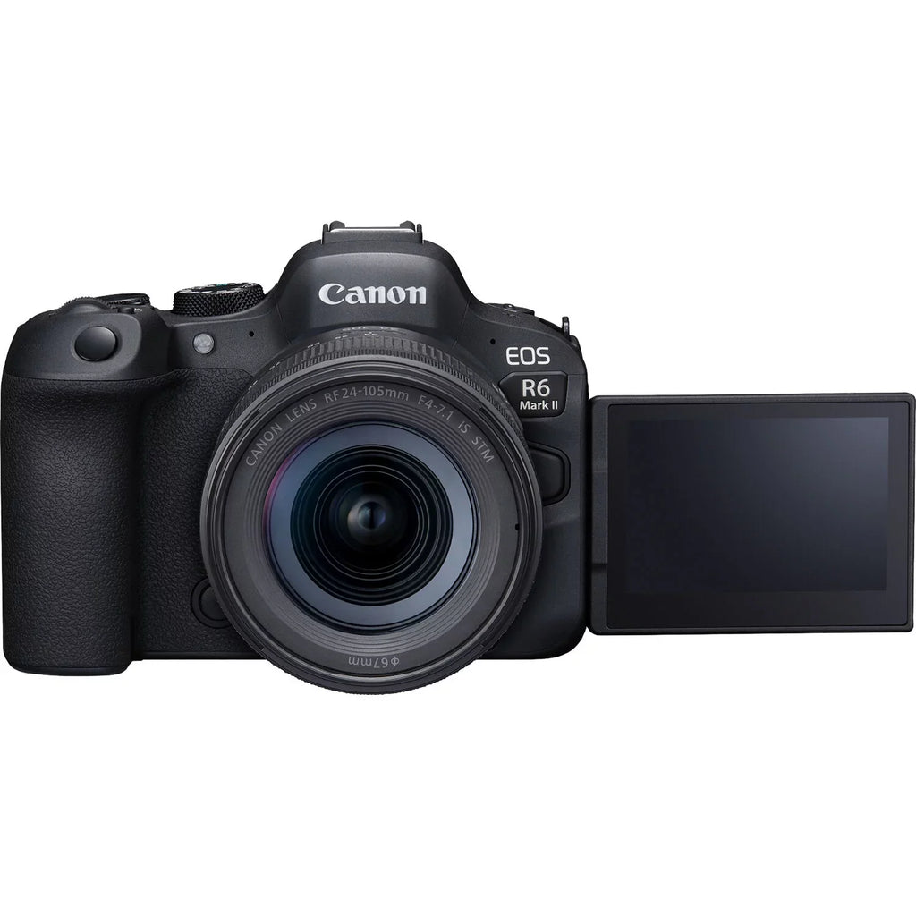 Canon EOSize R6 Mark II Mirrorless Camera and 24-105mm f/4-7.1 Lens - Accessory Kit