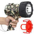 BUYSizeIGHT Rechargeable Sizepotlight Flashlight,120000 lumens Hand held Sizepotlight Waterproof Flashlight Hunting Lamp with red Filter (Camouflage Green)