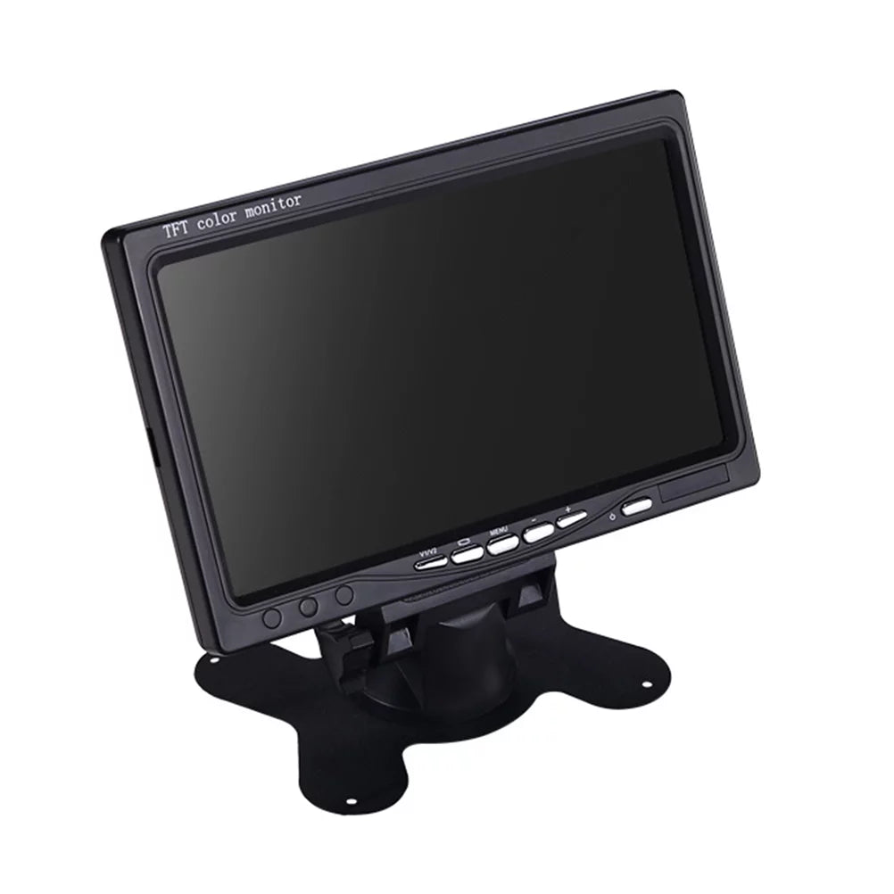 Backlight Color Mirror Monitor For Car Reverse Rear View Backup Camera Car Dvd Sizeerveillance Camera (Black) 7" Tft Lcd