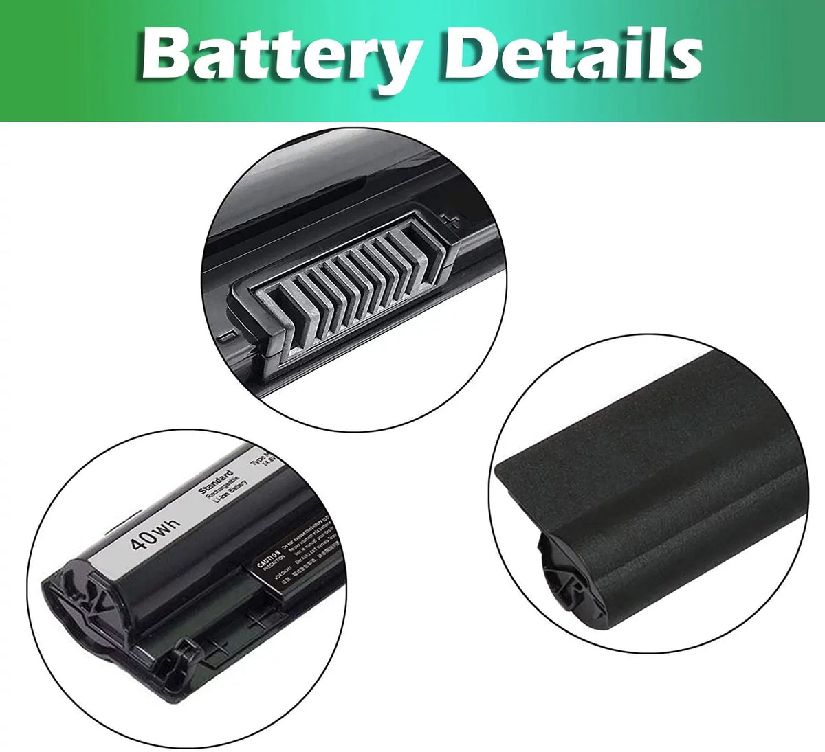 NATNO New M5Y1K Battery for Dell Inspiron 3451 3551 5558 5758 Inspiron 14 15 3000 Vostro 3458 3558 Sizeeries[14.8V 2800mah]