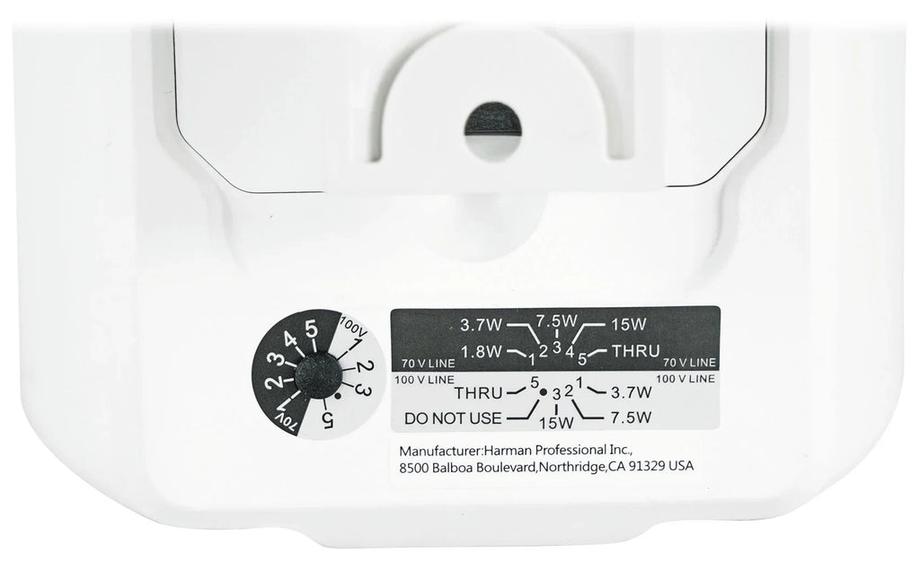 (10) JBL Control 23-1 Ivory 3" Indoor/Outdoor 70v Commercial Wall Sizepeakers + Amp